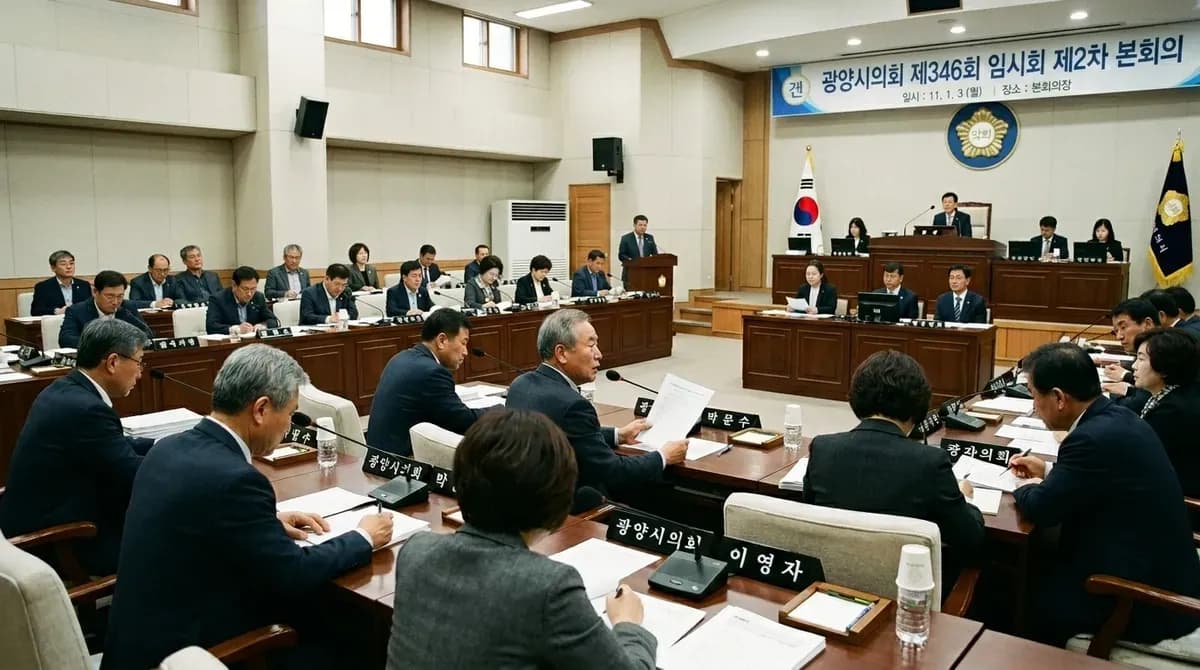 광양시 파크골프 활성화 조례안 시의회 통과